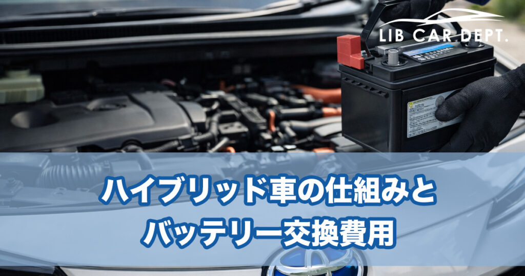 ハイブリッド車の仕組みとバッテリー交換費用【プリウス実例で解説】