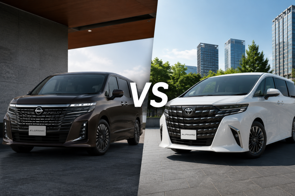 新型エルグランド vs アルファード徹底比較｜価格・サイズ・燃費・リセールで選ぶならどっち？