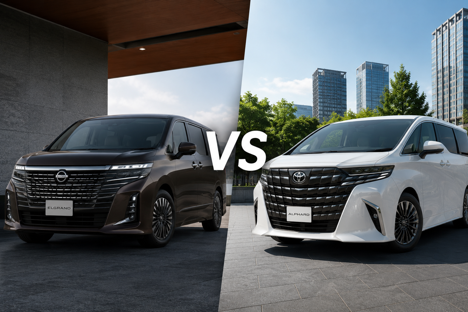 新型エルグランド vs アルファード徹底比較｜価格・サイズ・燃費・リセールで選ぶならどっち？